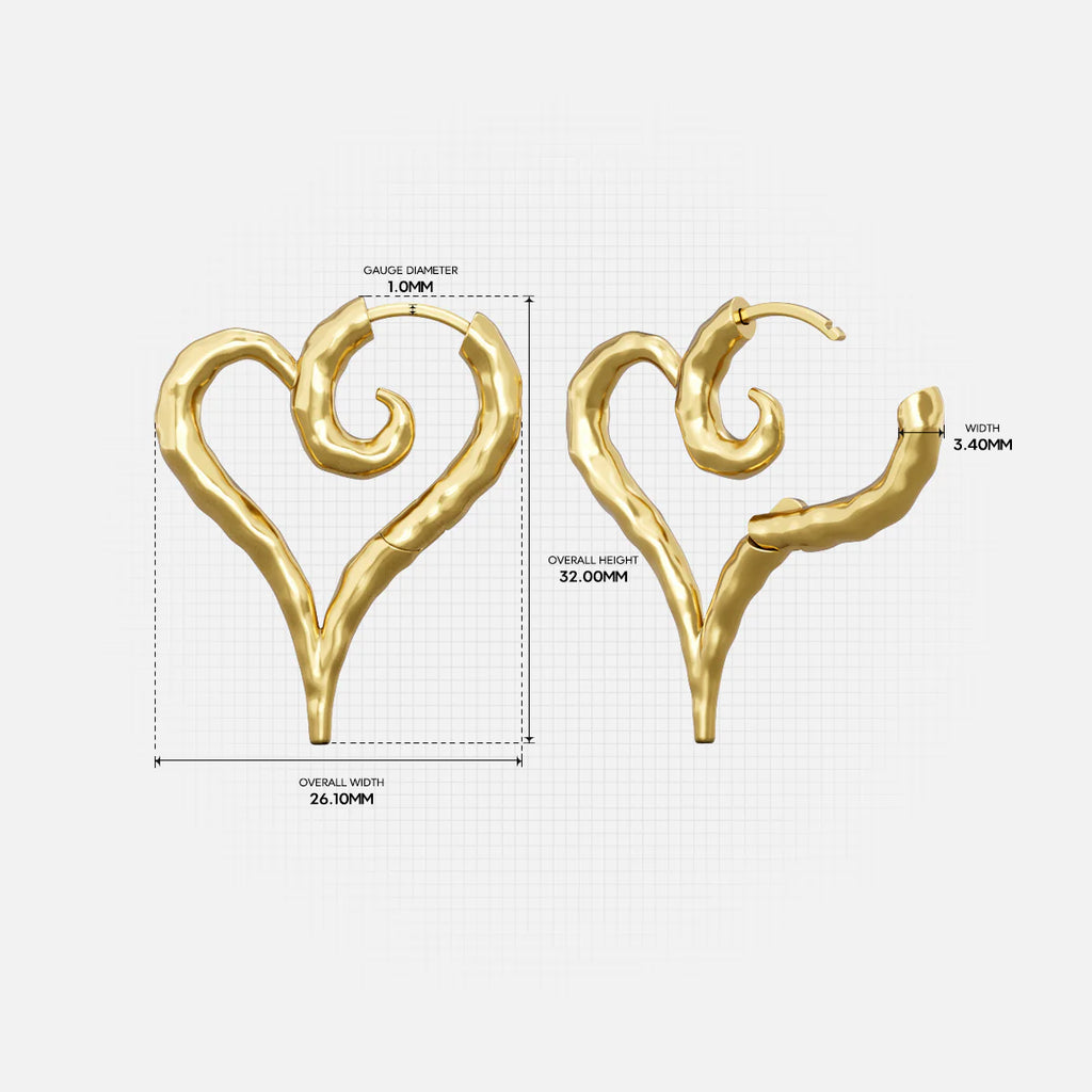 ETHEREAL HEARTFLOW EARRINGS