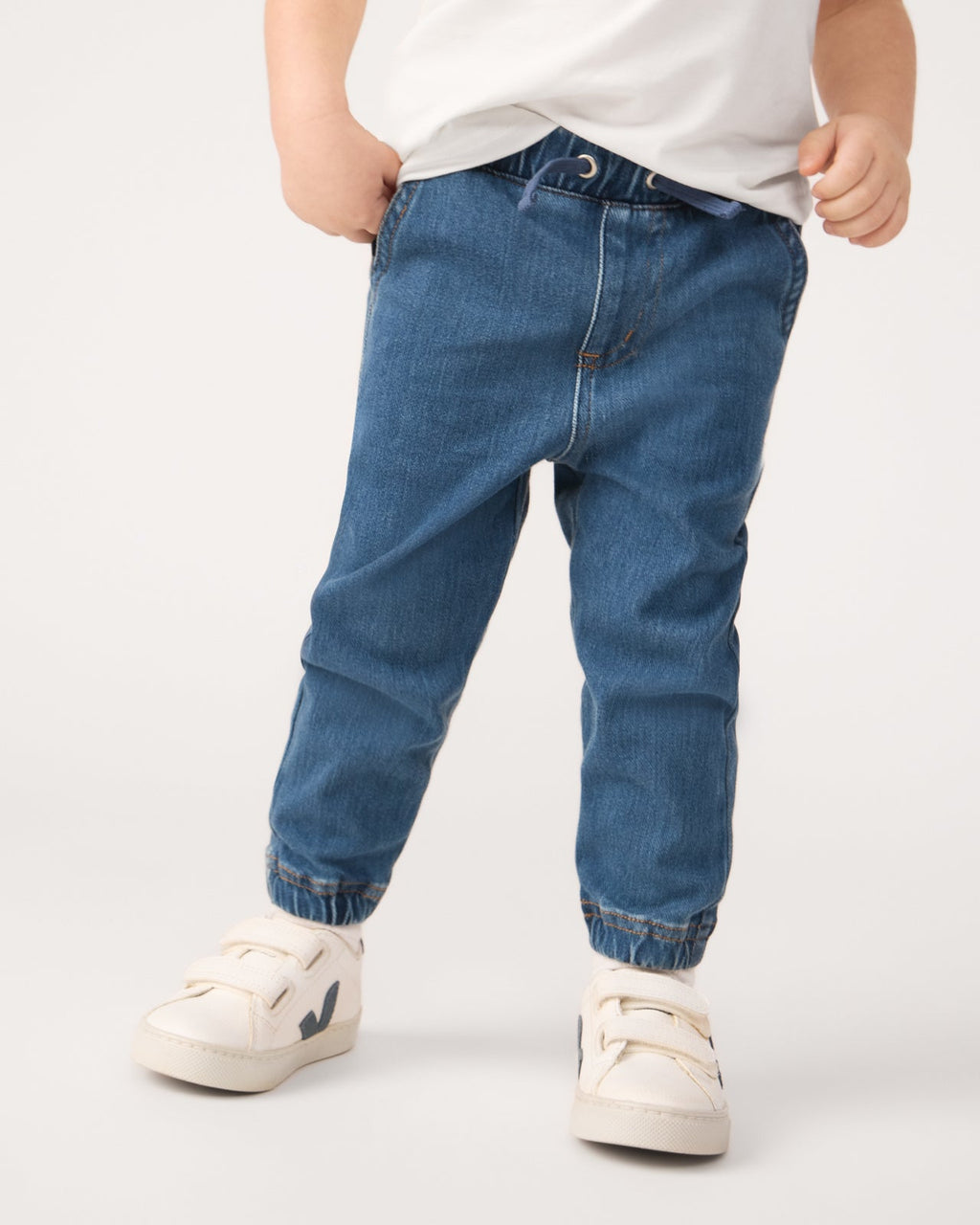 Midwash Blue Denim Jogger