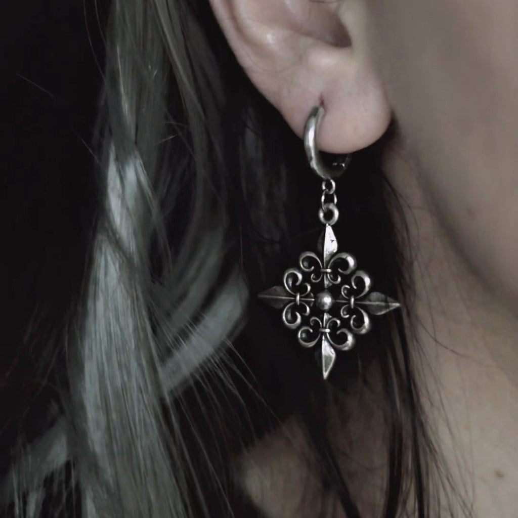 FLEUR-DE-LIS ELEGANCE EARRINGS